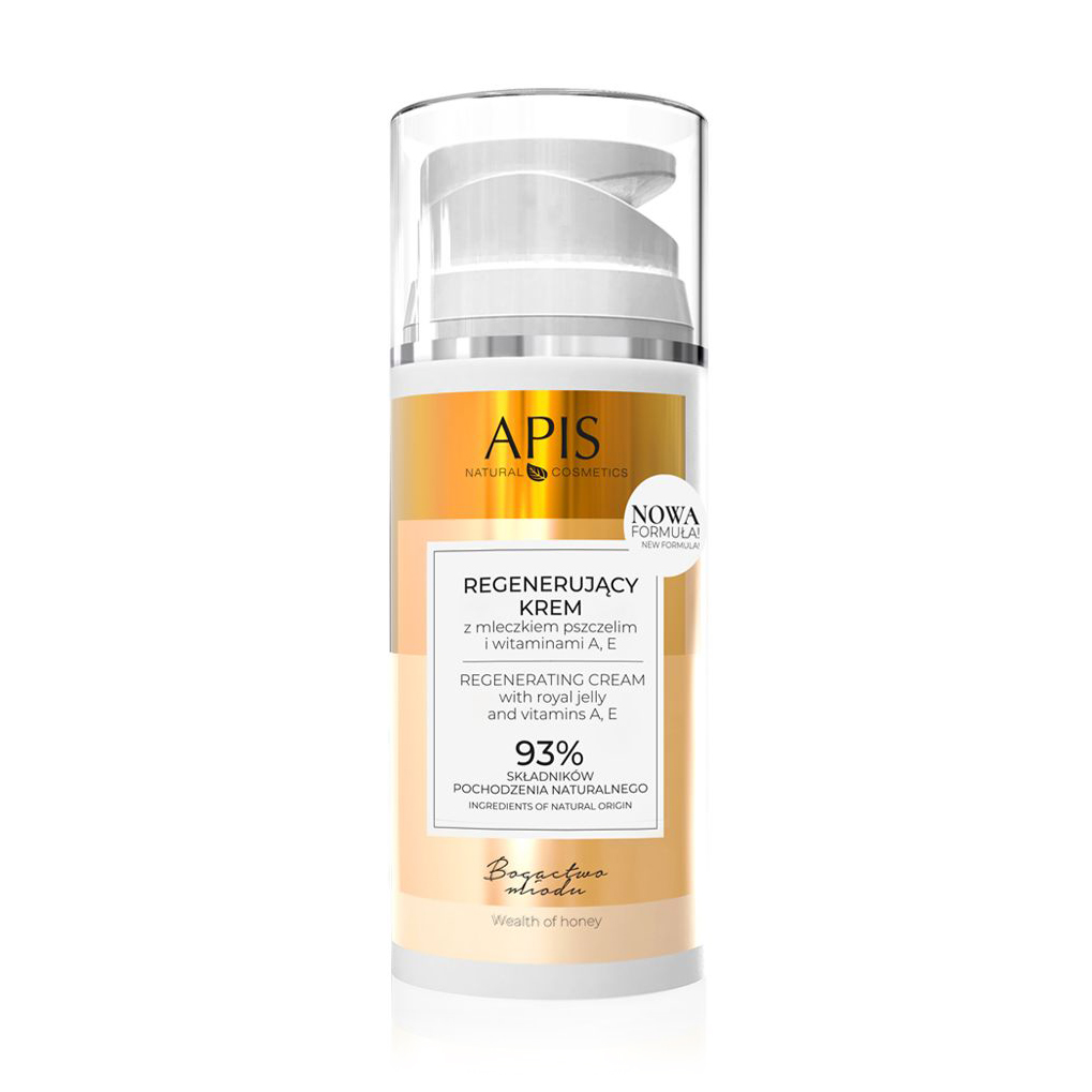Відновлювальний крем для обличчя Apis Natural Cosmetics Regenerating Face Cream з маточним молочком, 100 мл